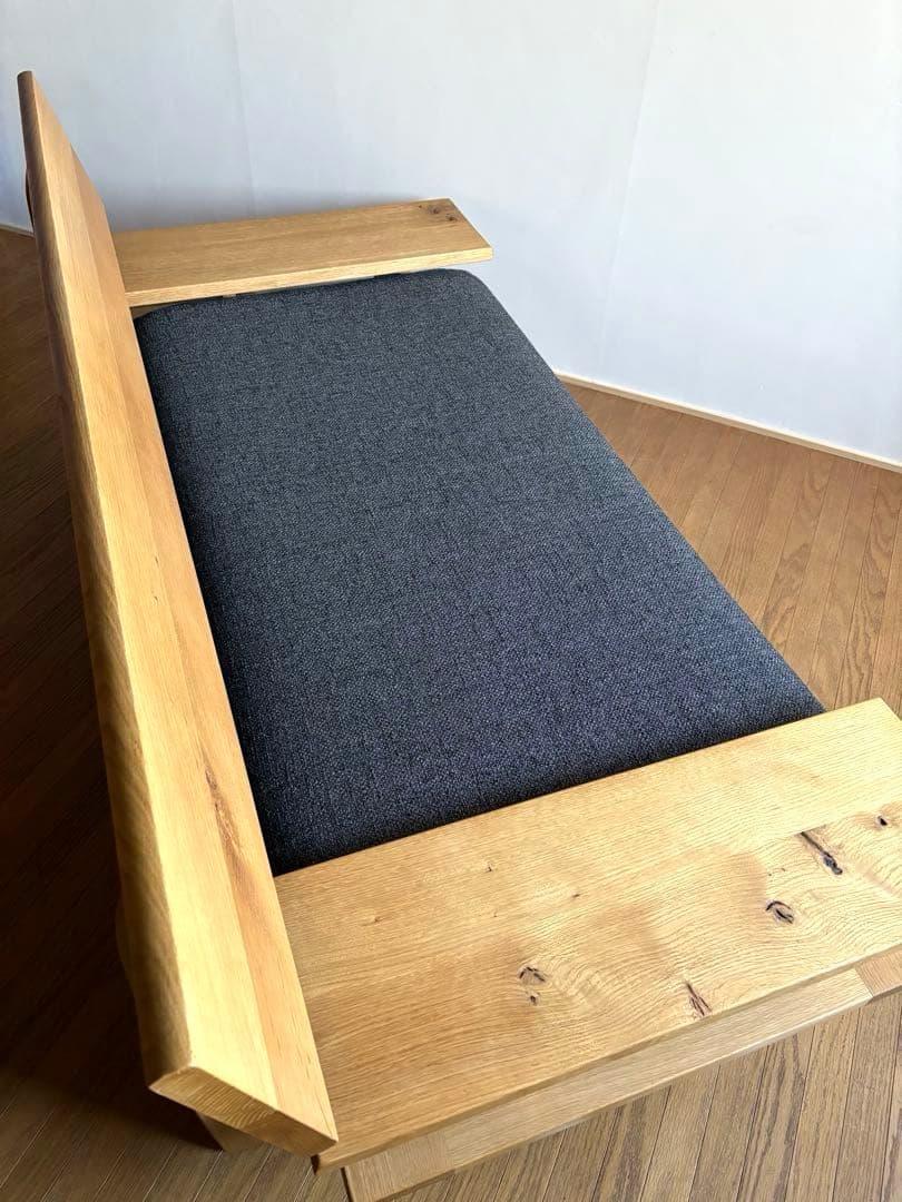 飛騨産業 キツツキ 森のことば 2人掛けソファ 飛騨高山 オーク無垢 北欧モダン