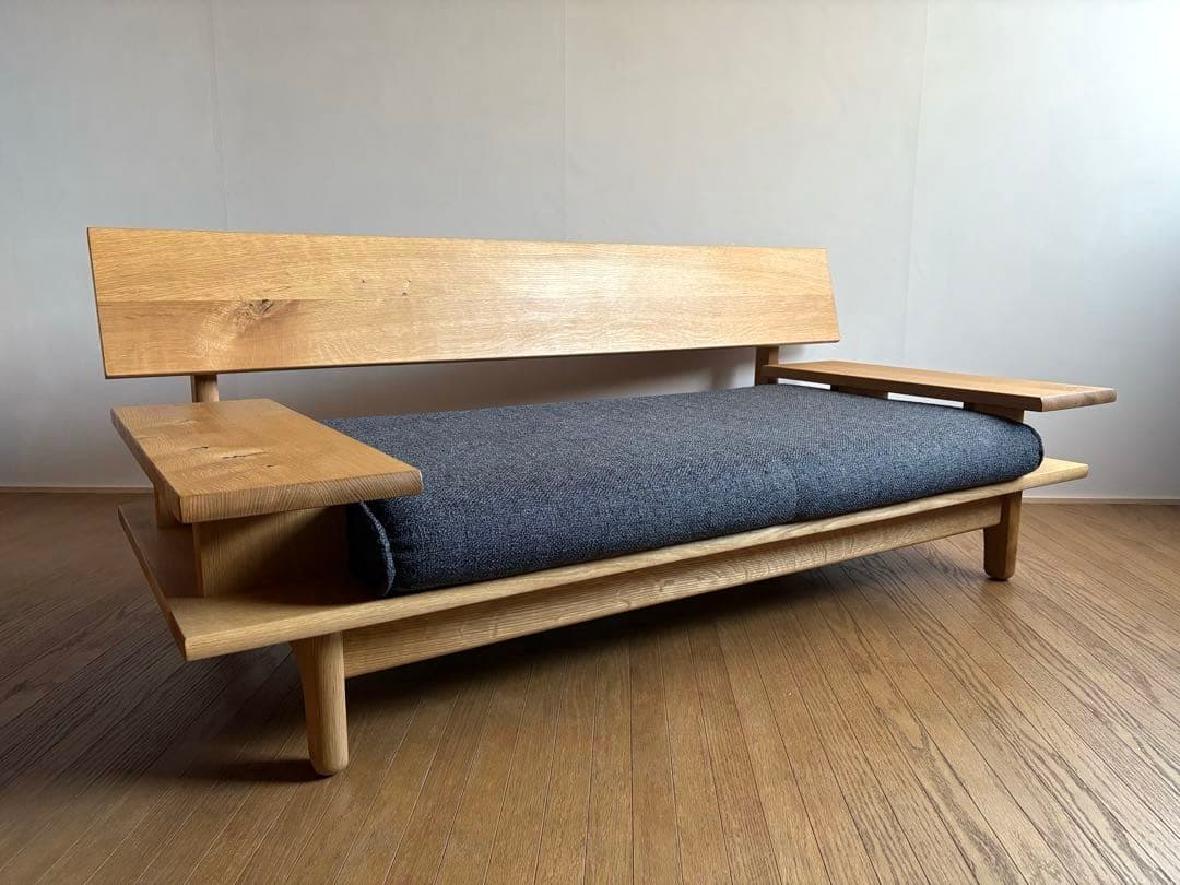 飛騨産業 キツツキ 森のことば 2人掛けソファ 飛騨高山 オーク無垢 北欧モダン