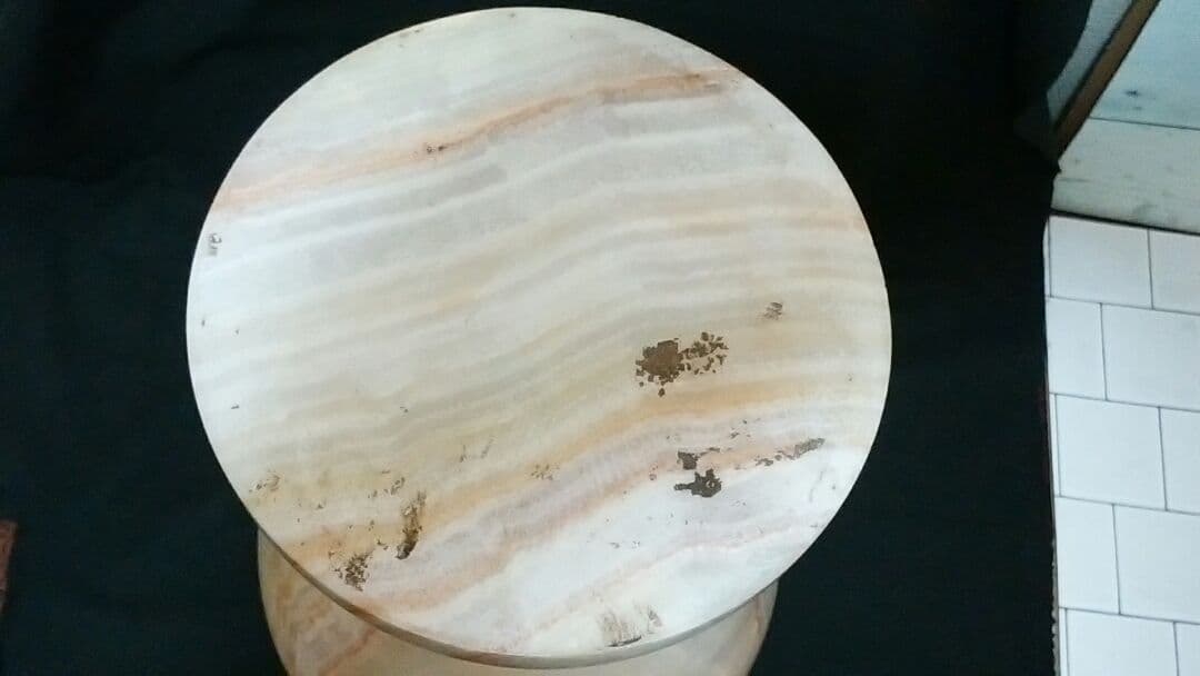 瑪瑙　メノウ　天然石　壺　花瓶　パワーストーン　1点物