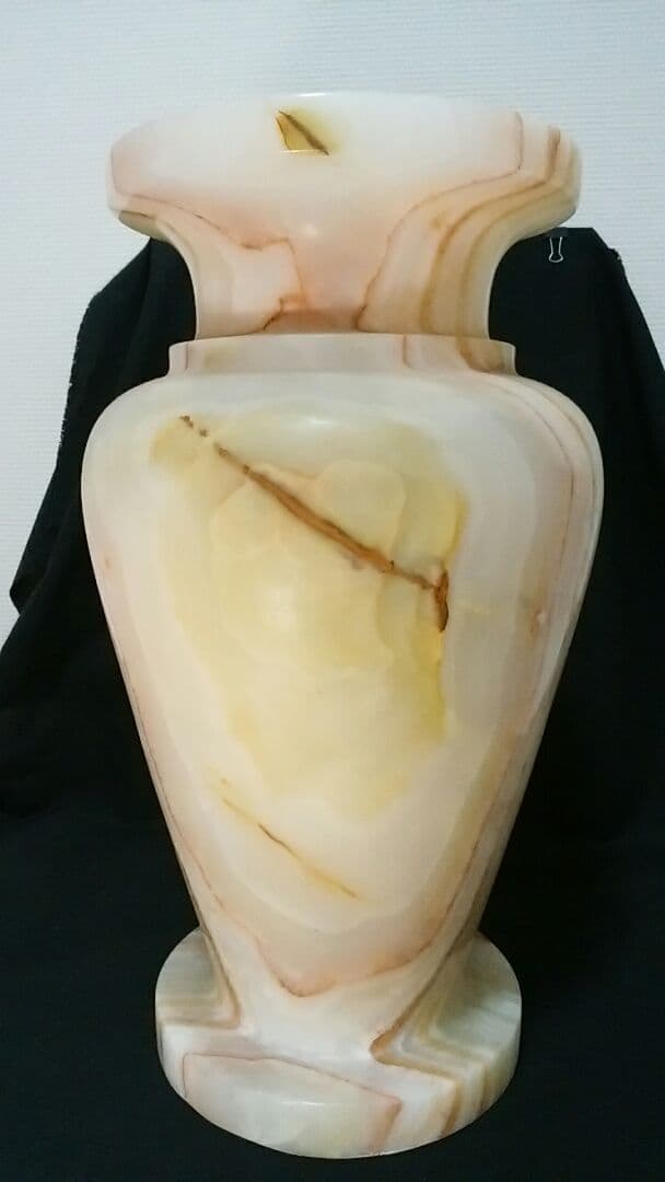 瑪瑙　メノウ　天然石　壺　花瓶　パワーストーン　1点物