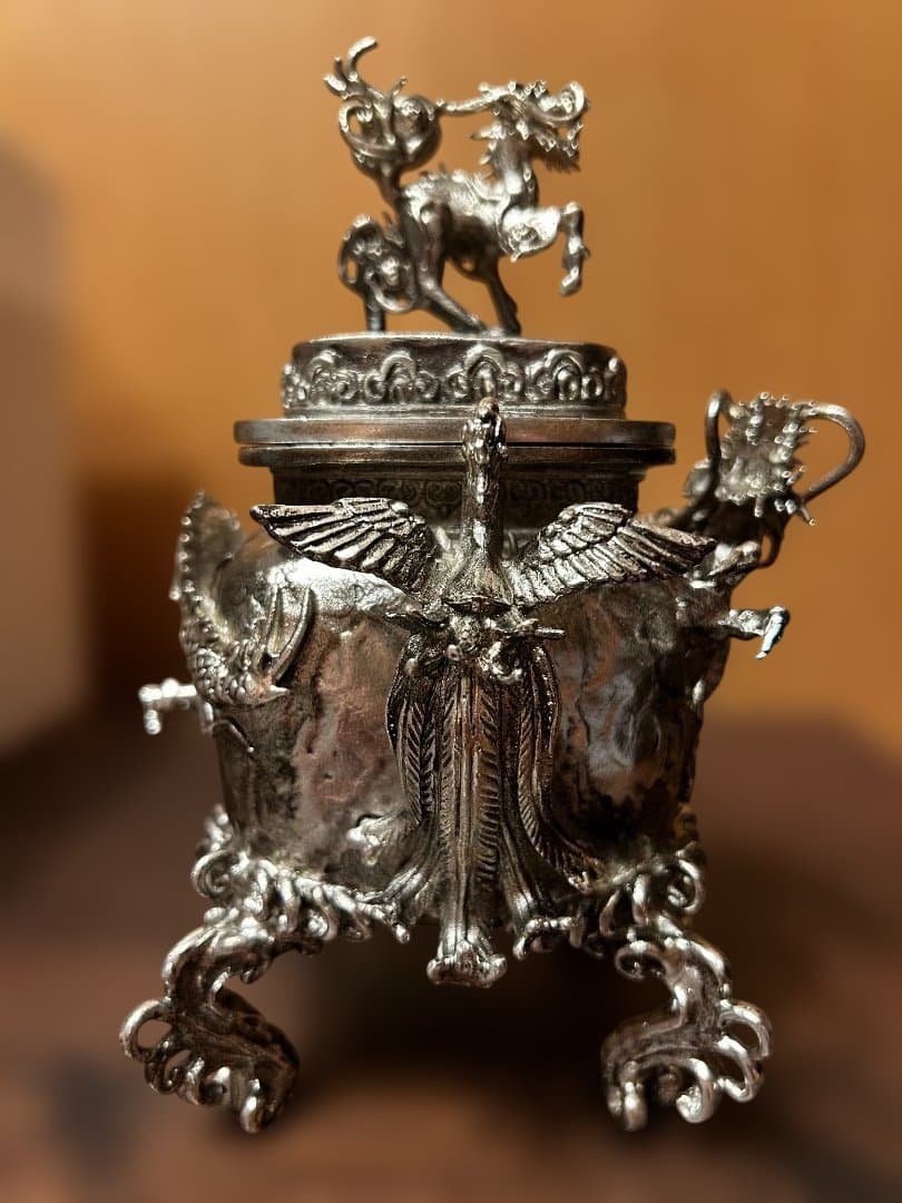 高岡銅器 香炉 須賀月芳 蝋型鋳造 - メルカリ