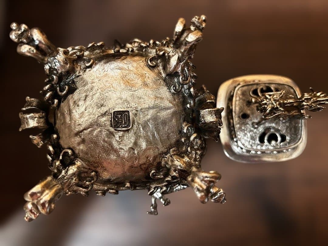 高岡銅器 香炉 須賀月芳 蝋型鋳造 - メルカリ