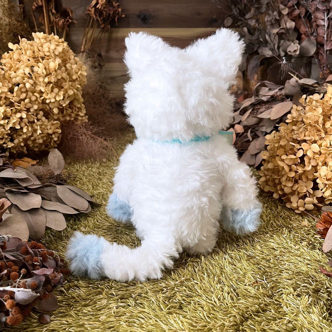 【sample】　あみぐるみ　オーダーメイド　ぬいぐるみ　アートドール　猫　白猫