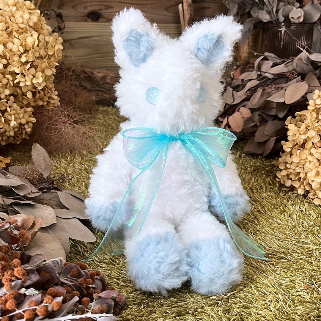 【sample】　あみぐるみ　オーダーメイド　ぬいぐるみ　アートドール　猫　白猫