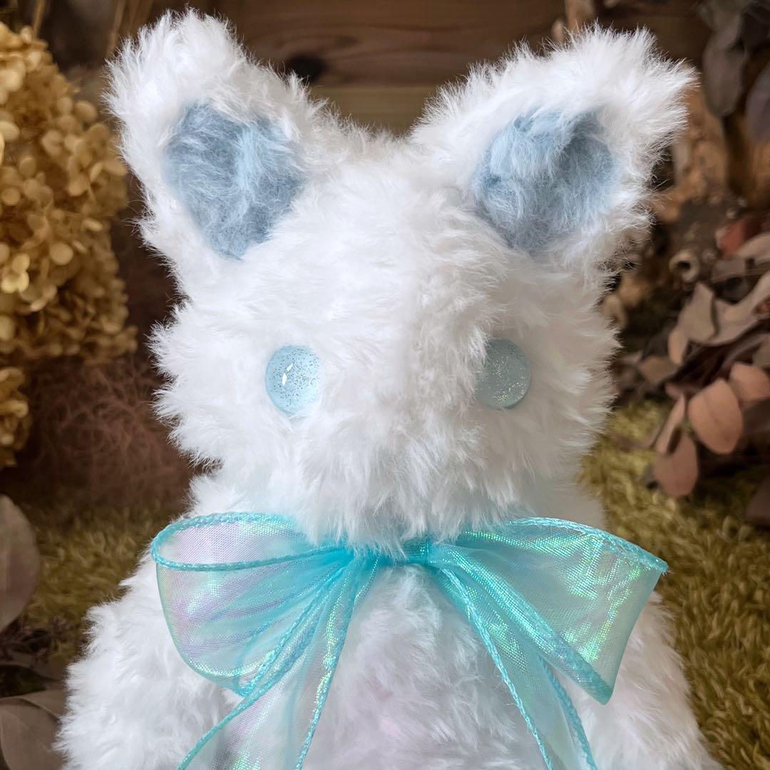 【sample】　あみぐるみ　オーダーメイド　ぬいぐるみ　アートドール　猫　白猫