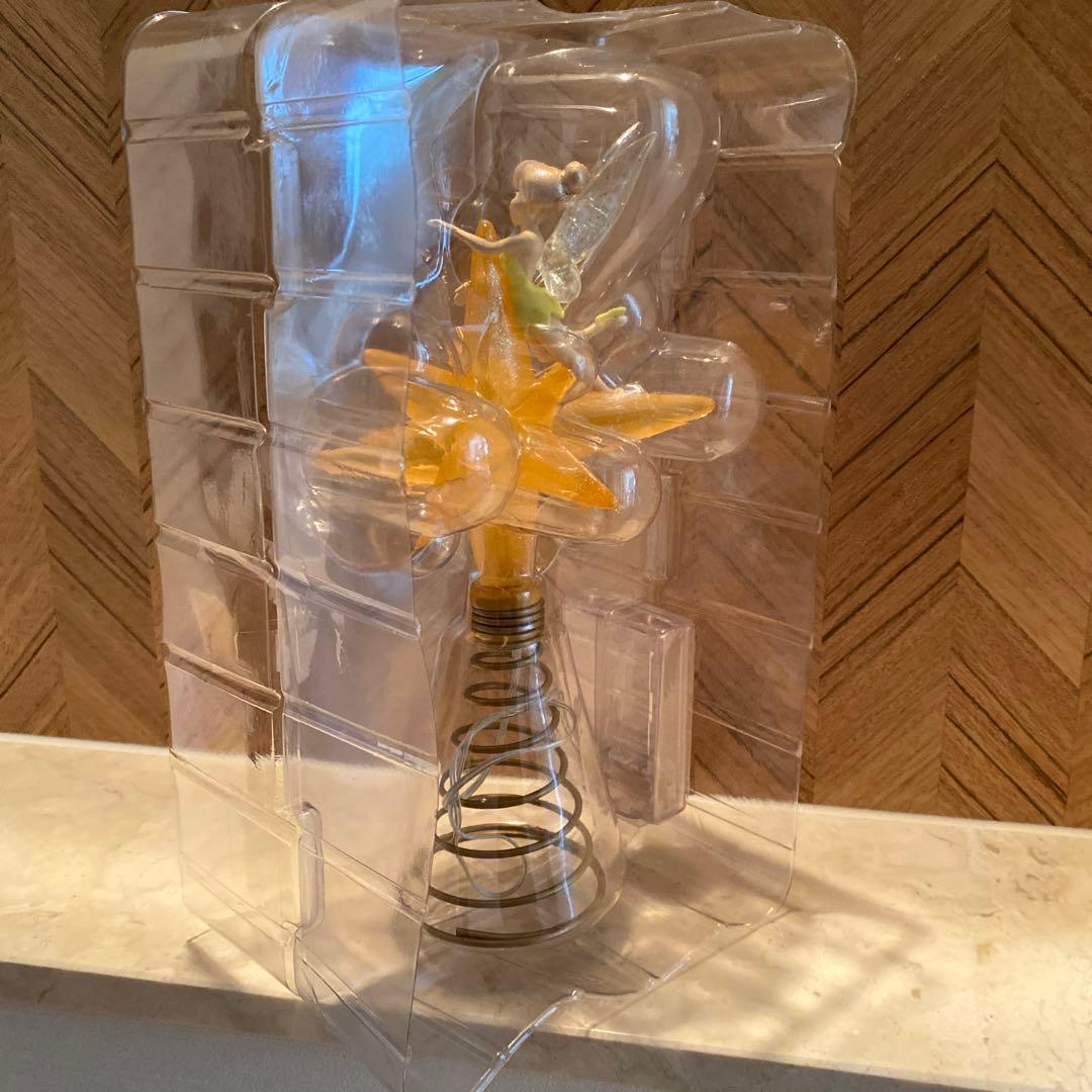 レア！ディズニーストア購入品☆ティンカーベル☆LEDライト☆ツリートッパー