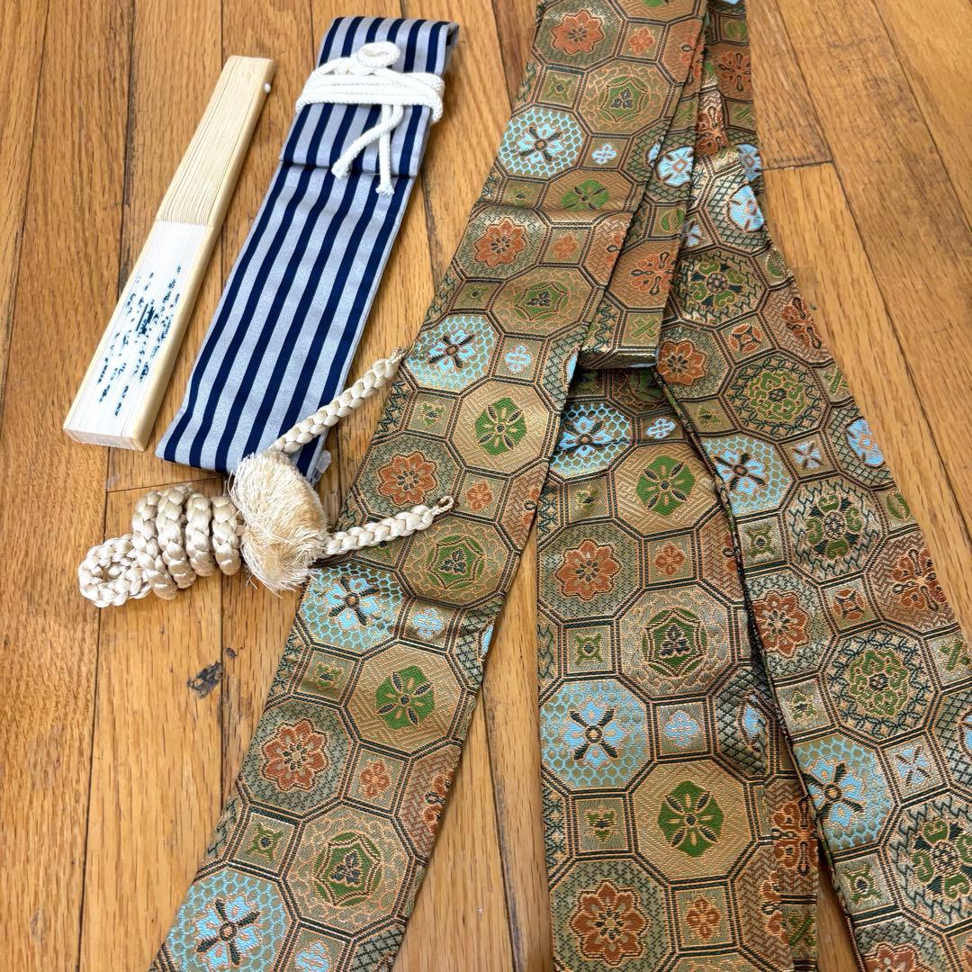 美品七五三五歳‼️白地豪華絢爛着物 男の子 袴 完全️フルセット‼️お家から揃えるなし