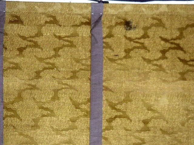 ♥掛軸　大正時代　皇后陛下　つづれ織り　大正天皇　人物　掛け軸　骨董品