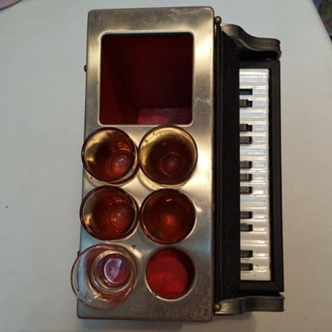 オルゴール ピアノ ショットグラス付