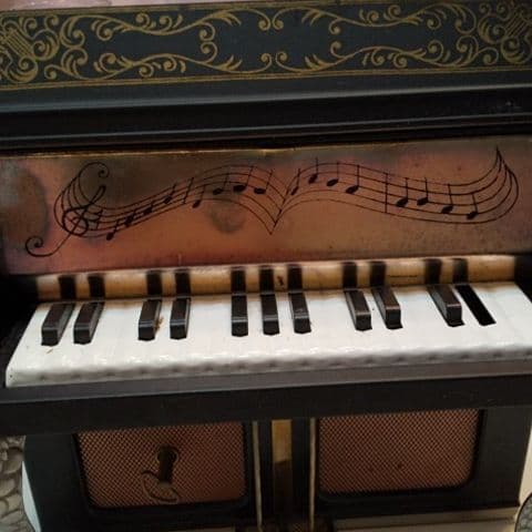 オルゴール ピアノ ショットグラス付