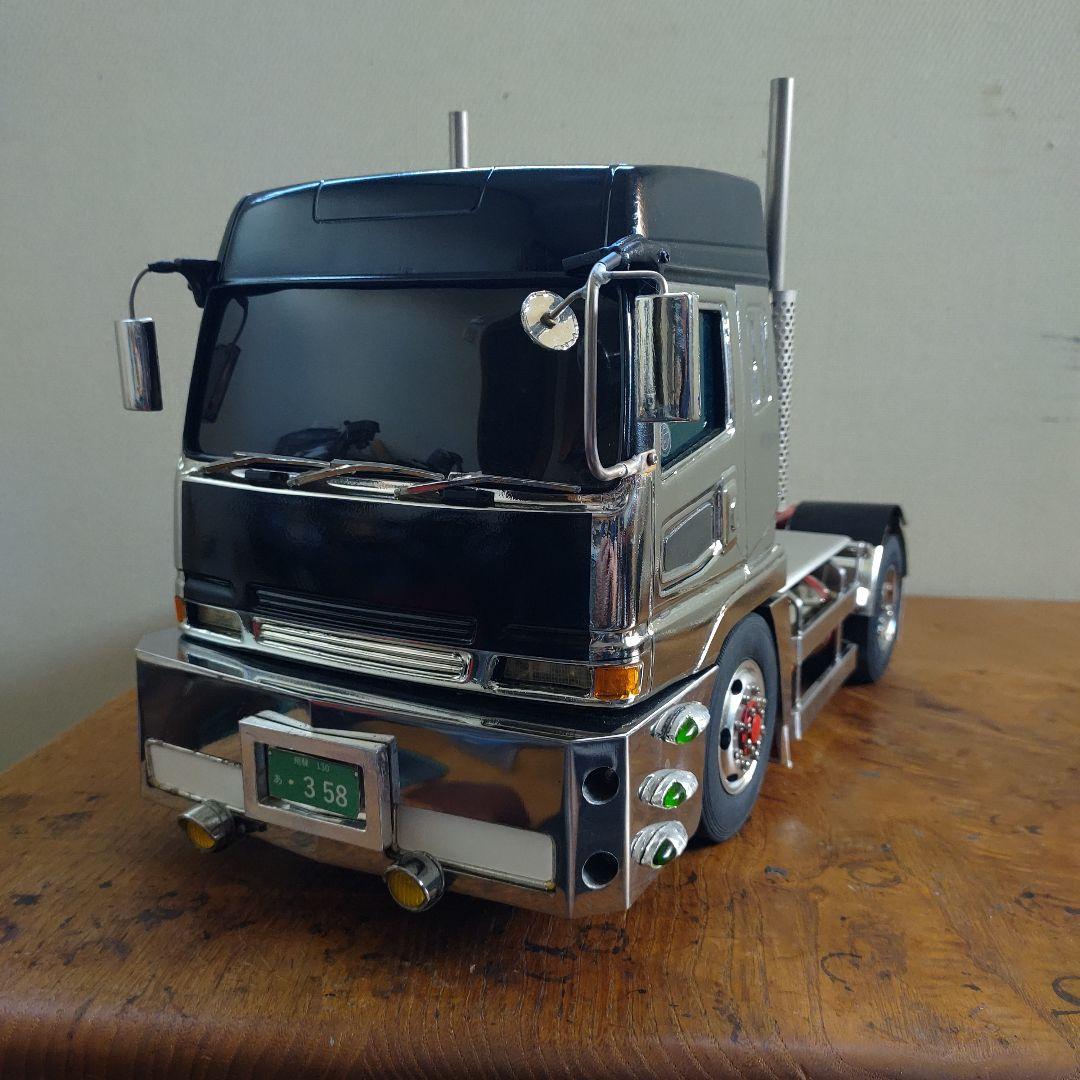 タミヤ1/14トレーラーヘッドデコトラムネトラキャビン - メルカリ