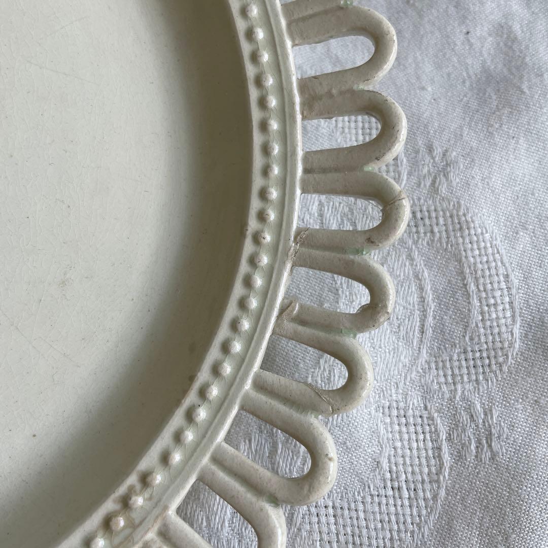 フランス アンティーク ショワジー パニエプレート