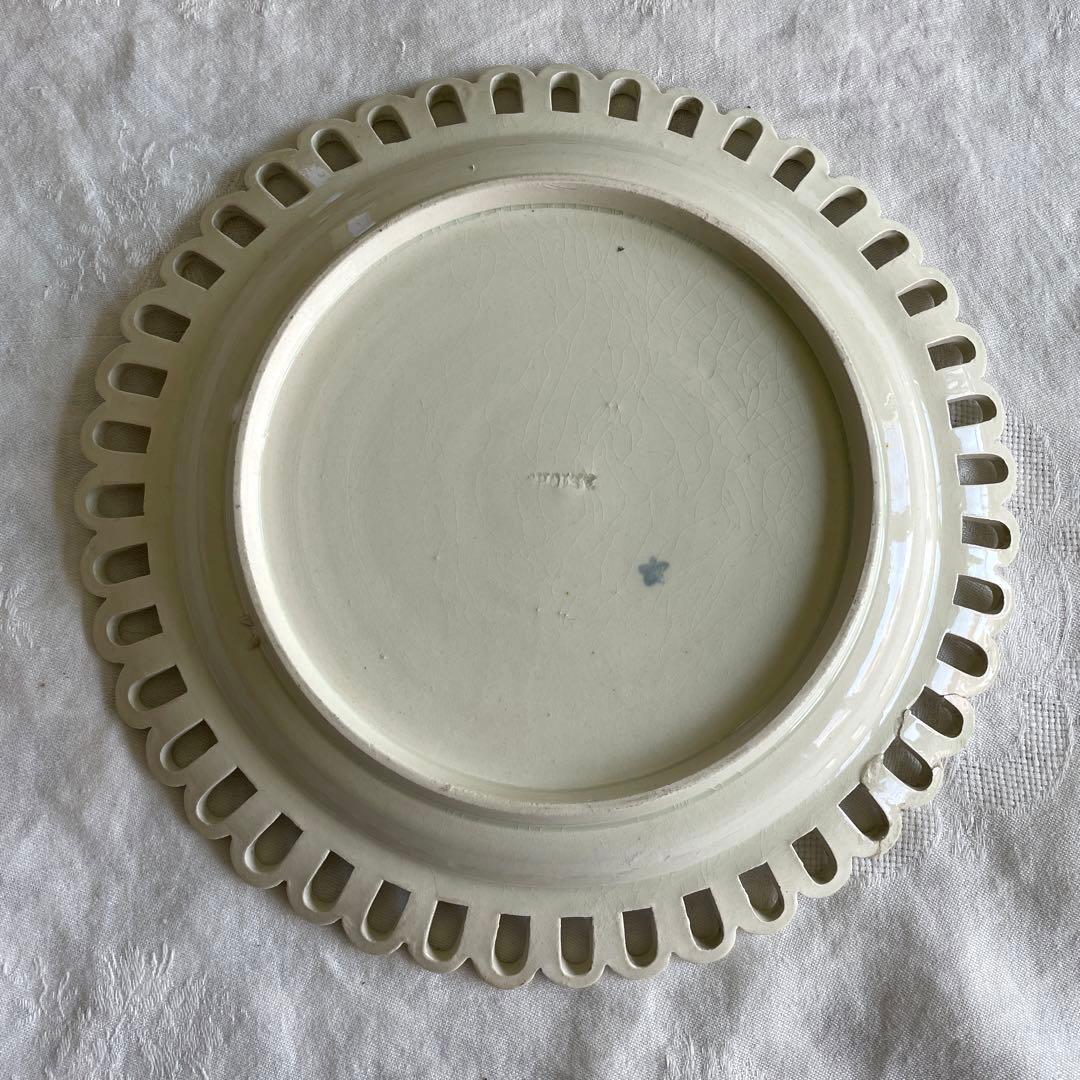 フランス アンティーク ショワジー パニエプレート