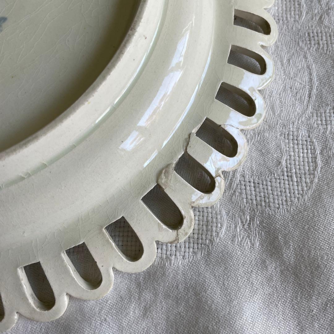 フランス アンティーク ショワジー パニエプレート