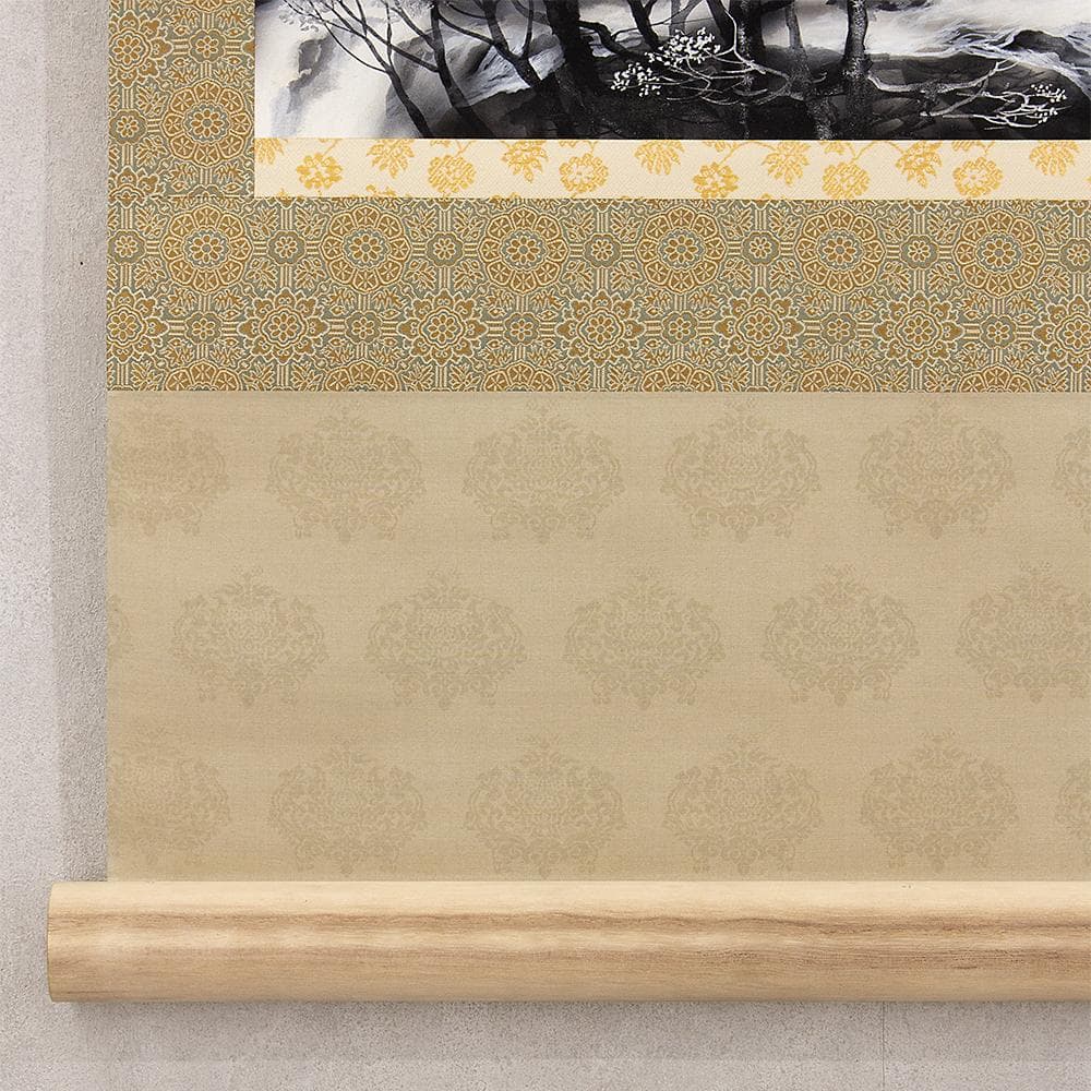 掛軸 横幅 吉村醇三郎「渓」共箱 伊東深水・奥田元宋に師事 - メルカリ