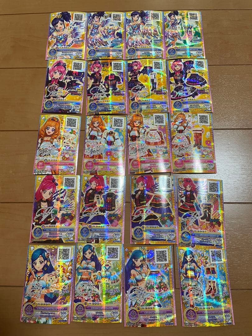 アイカツ　スターズ星のツバサ　フレンズ　オンパレード　プロモ　サイン　まとめ売り