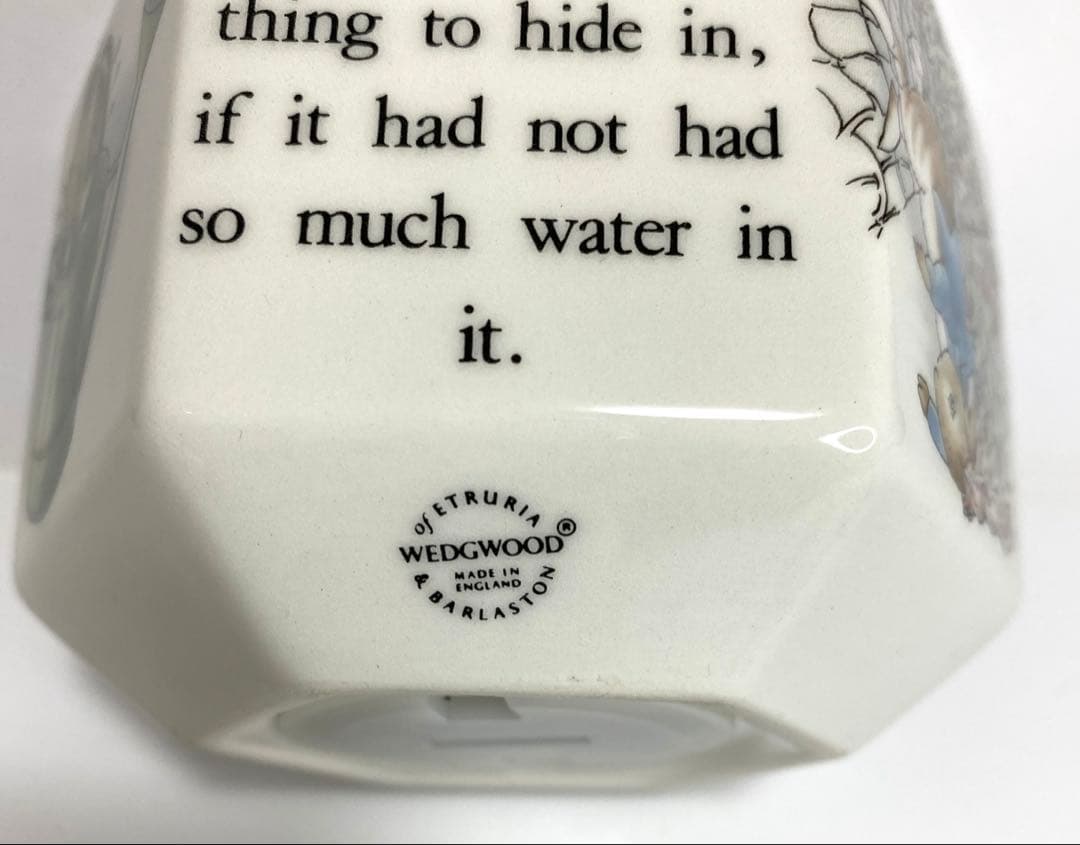 ウェッジウッドピーターラビット 貯金箱 写真立て 置時計 旧刻印 イギリス製