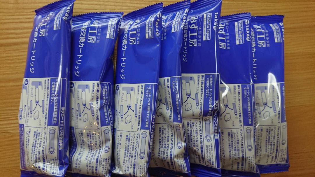 ≪新品≫　TAKAGI　JC0062　浄水器交換カートリッジ　標準 （7個）