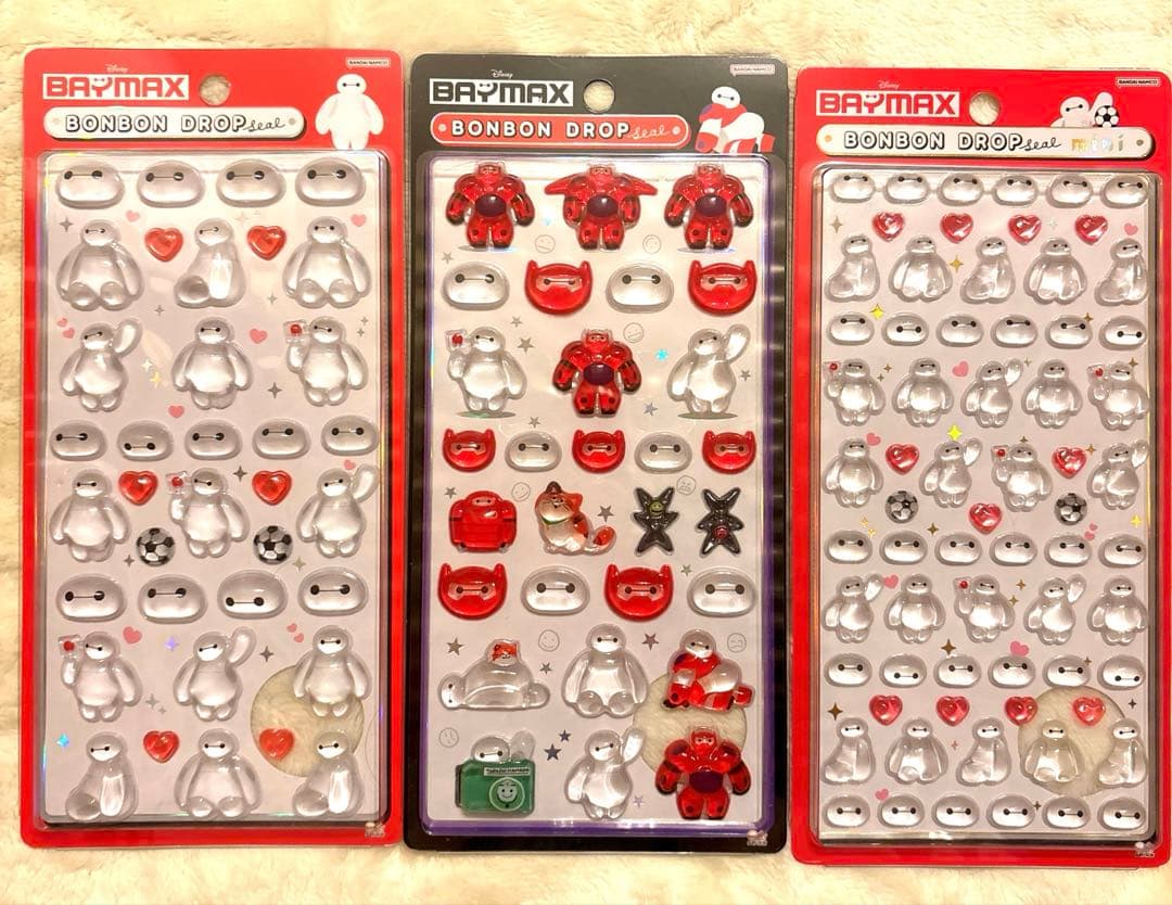 【正規品】ボンボンドロップシール　5枚セット　ディズニー