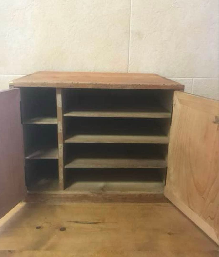 ■古道具 棚■小引出し アンティーク 昭和