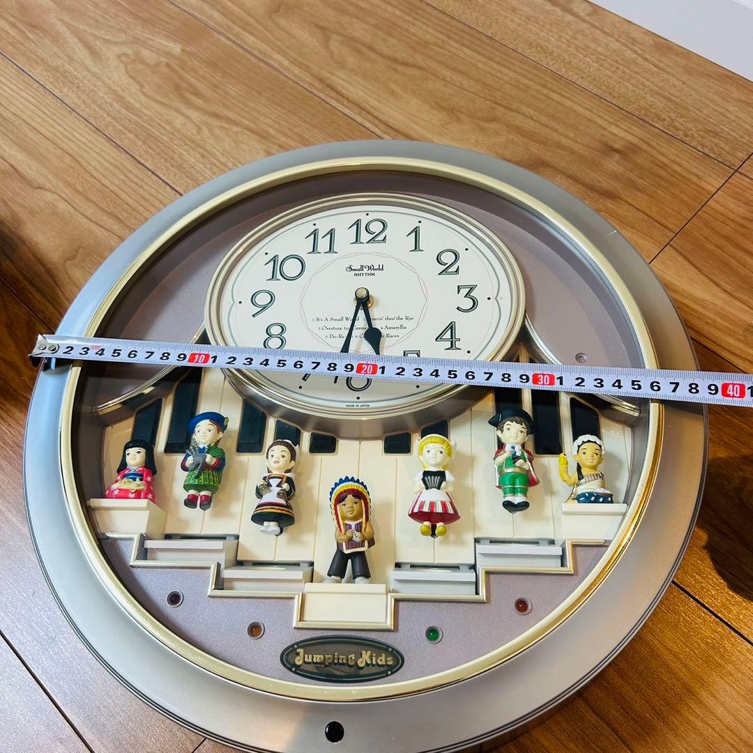 希少】ジャンピングキッズ スモールワールド からくり時計 動作確認済