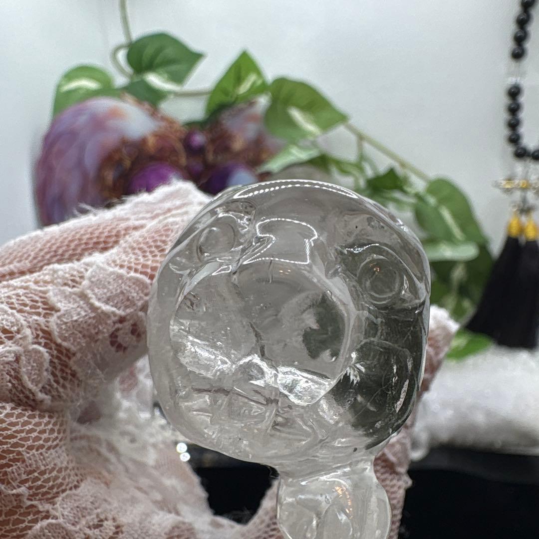 水晶ガーデン♡手彫りタイガー♡虎♡No.1032