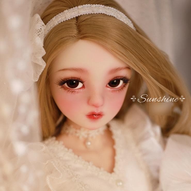 BJD 1/3ドール フルセット 本体 60cm 球体関節人形 眼球 メイク済み