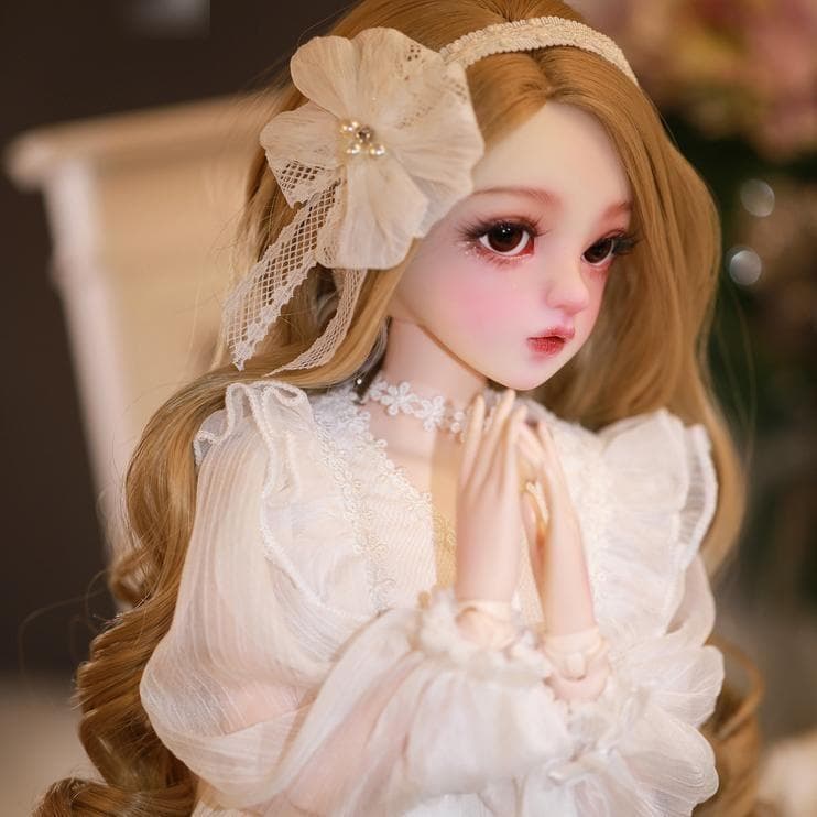 BJD 1/3ドール フルセット 本体 60cm 球体関節人形 眼球 メイク済み