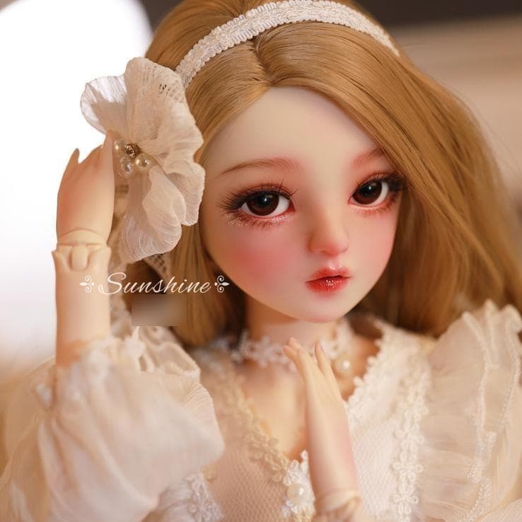 BJD 1/3ドール フルセット 本体 60cm 球体関節人形 眼球 メイク済み