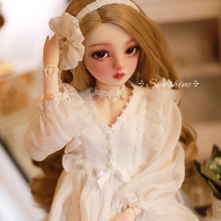 BJD 1/3ドール フルセット 本体 60cm 球体関節人形 眼球 メイク済み