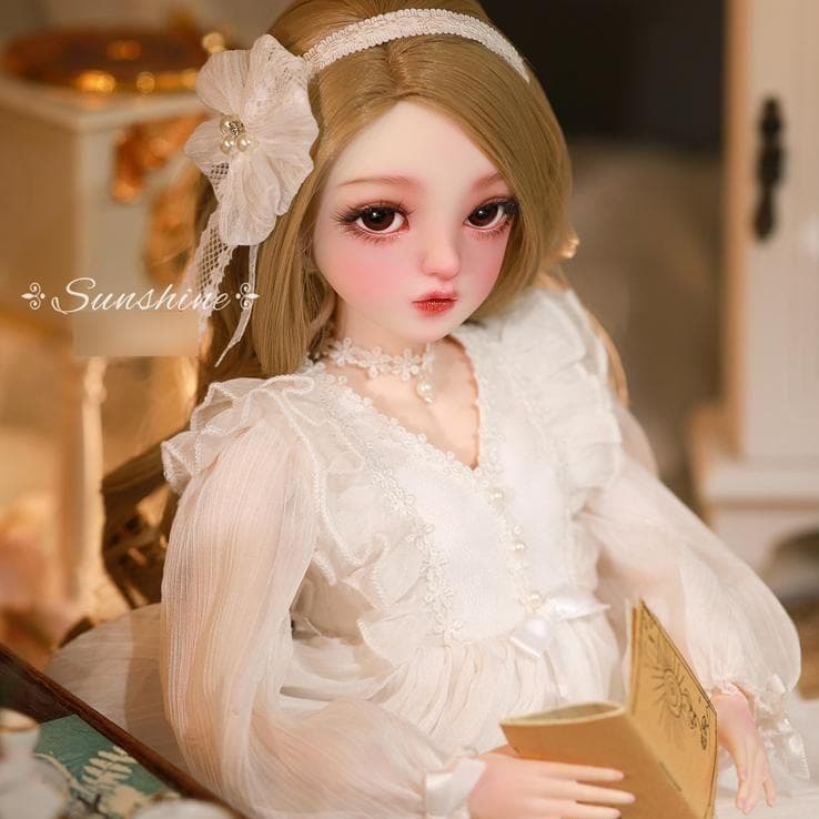 BJD 1/3ドール フルセット 本体 60cm 球体関節人形 眼球 メイク済み