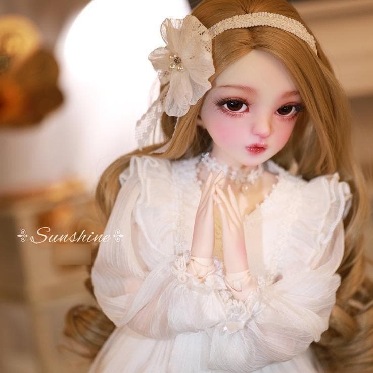 BJD 1/3ドール フルセット 本体 60cm 球体関節人形 眼球 メイク済み