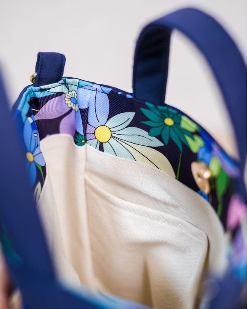 2wayミニバッグ(横濱スカーフ/flower)