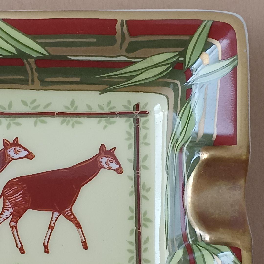 未使用 HERMES エルメス 灰皿 アッシュトレイ 動物 トラ 小物入れ