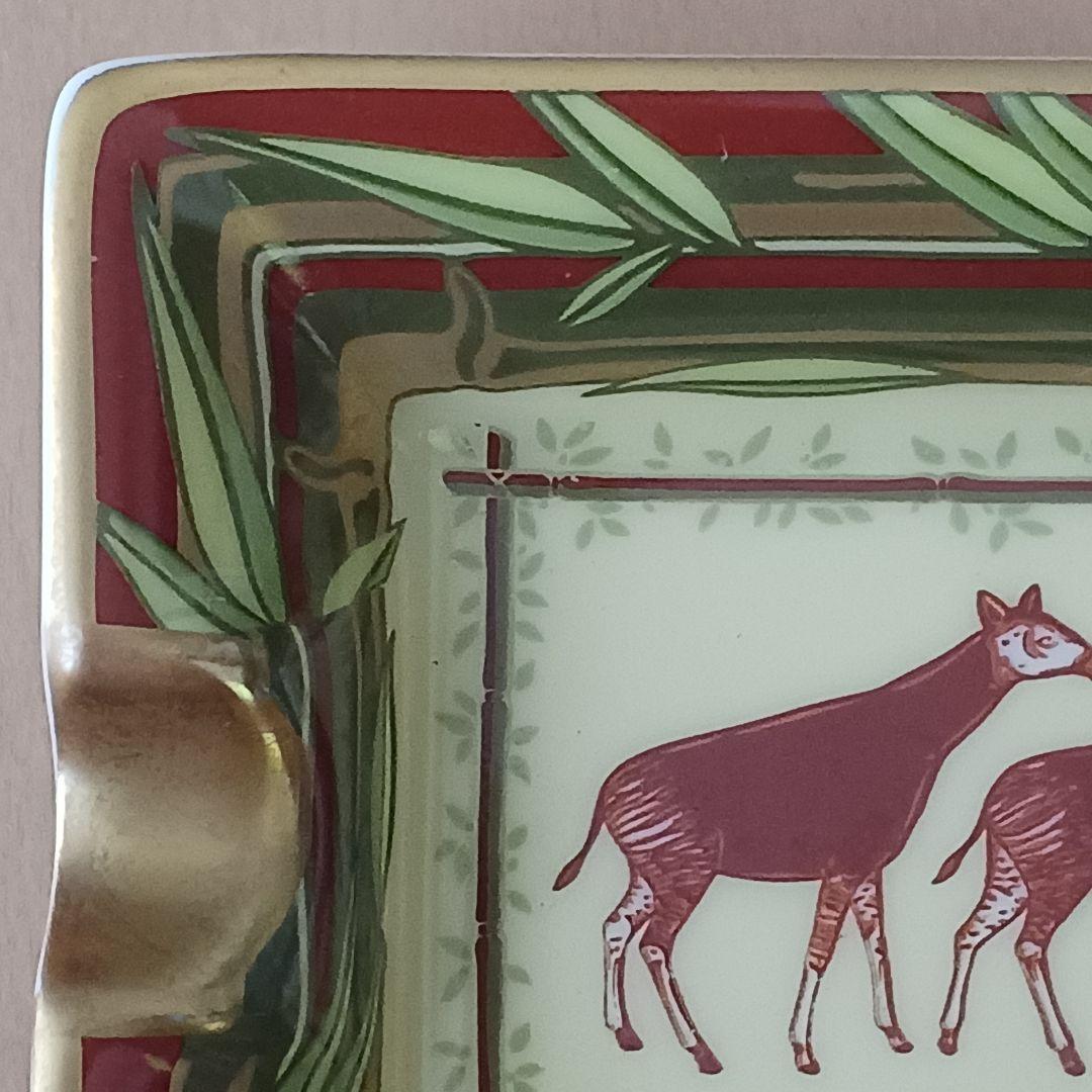 未使用 HERMES エルメス 灰皿 アッシュトレイ 動物 トラ 小物入れ