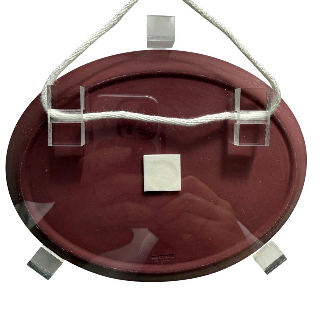 【希少/額装品】ウェッジウッド クリムゾン ジャスパー プレート 1910年代