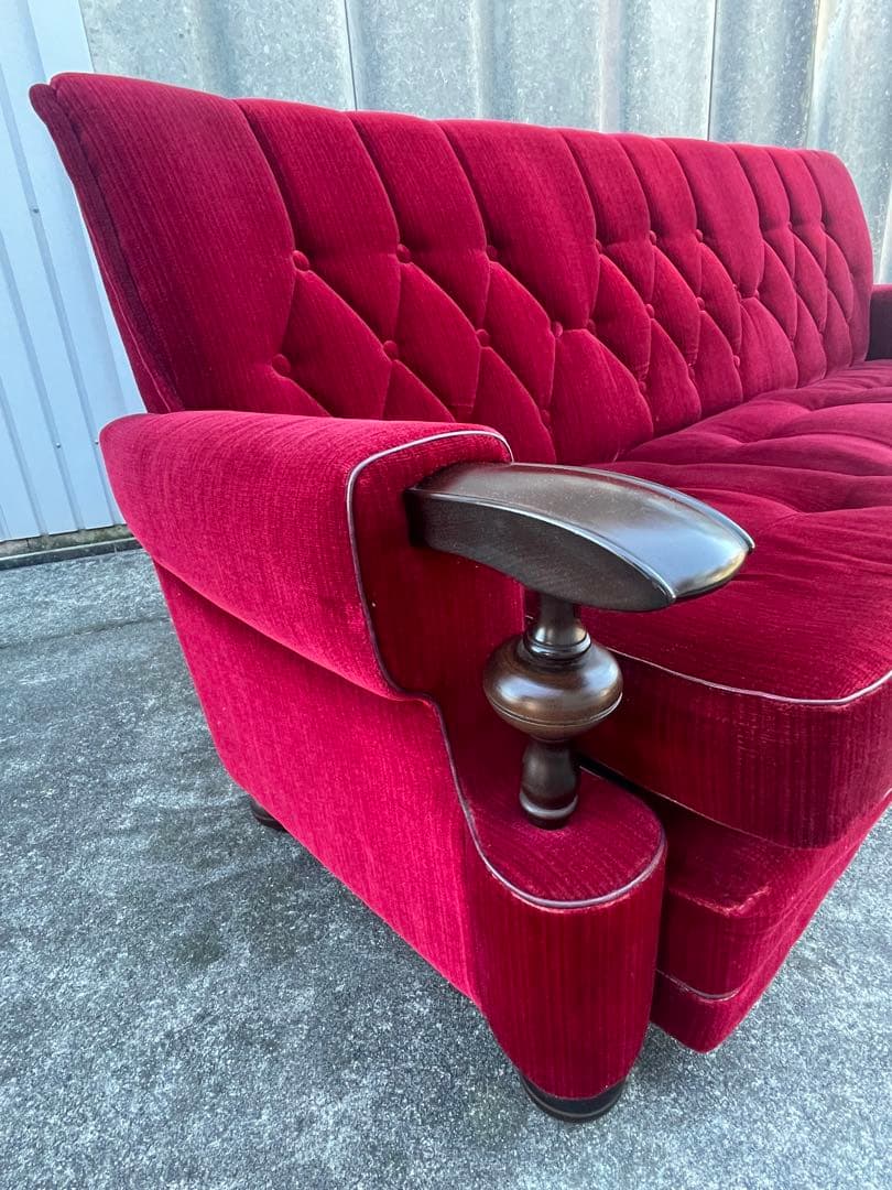 モリシゲ家具/MORISHIGE/オリーブ印/高級家具/3Pソファ/アームソファ