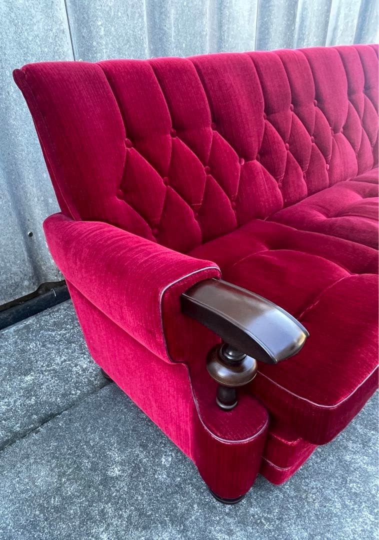 モリシゲ家具/MORISHIGE/オリーブ印/高級家具/3Pソファ/アームソファ