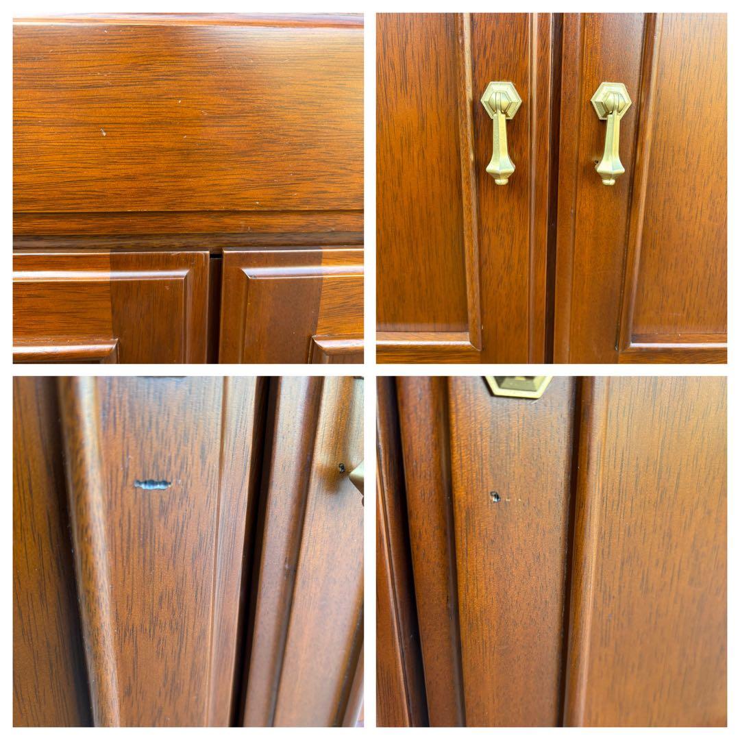 maruni マルニ　地中海シリーズ　TEL/FAX台 電話台　高級家具