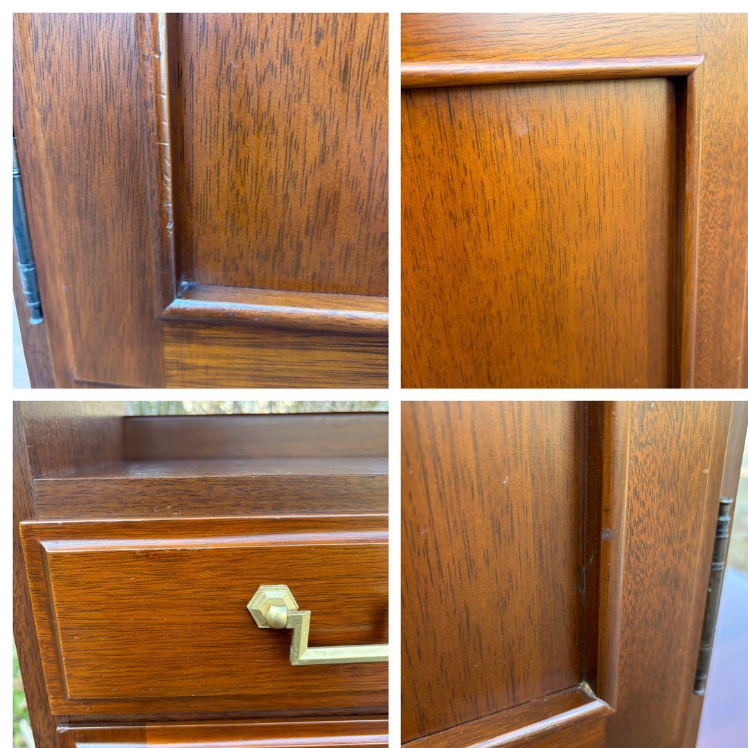 maruni マルニ　地中海シリーズ　TEL/FAX台 電話台　高級家具