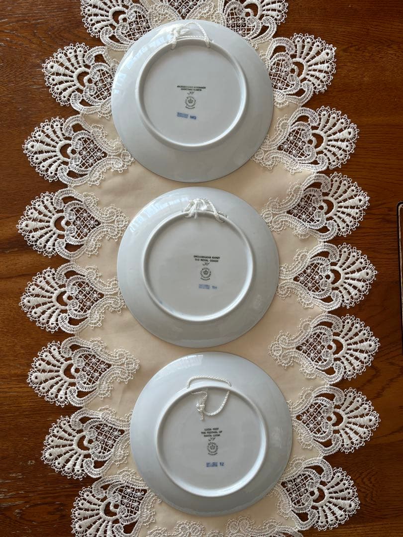 お値下げ【希少1995年含む】☆ ロイヤルコペンハーゲン　イヤープレート12枚☆