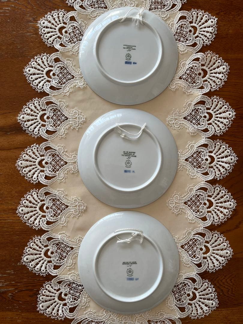 お値下げ【希少1995年含む】☆ ロイヤルコペンハーゲン　イヤープレート12枚☆