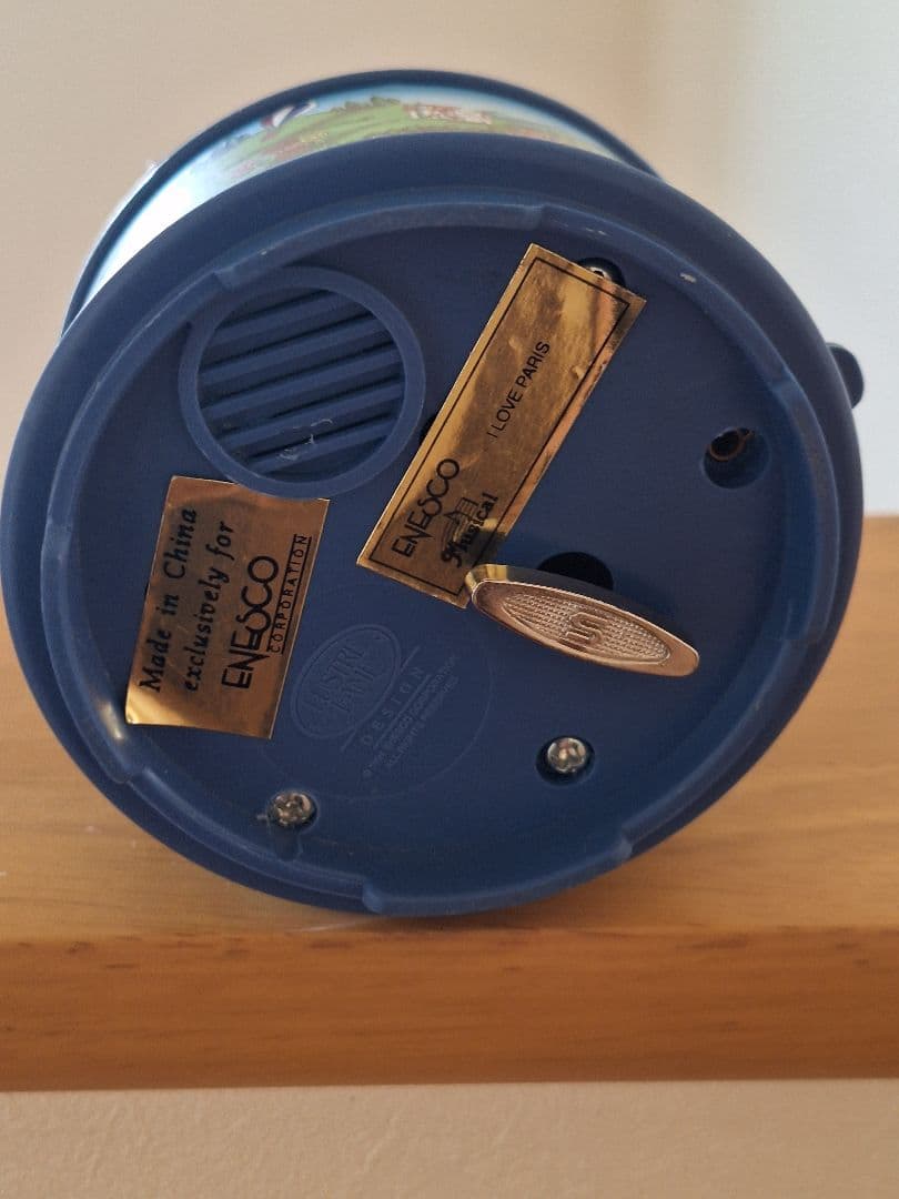 希少　ENESCO　ネズミの画家　エッフェル塔　パリ　オルゴール