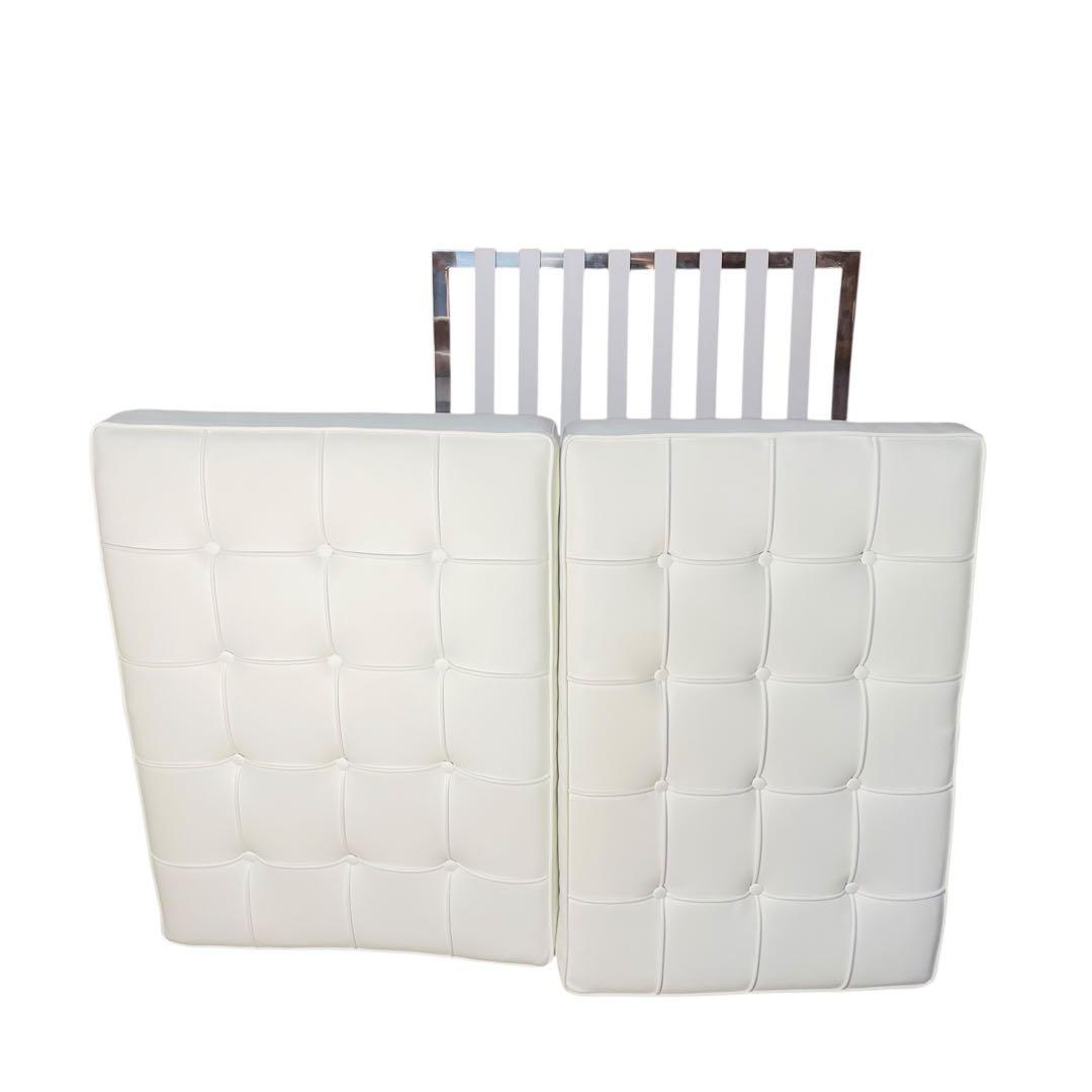 超美品 バルセロナチェア　リプロダクト ソファチェア オットマン付き 1人用