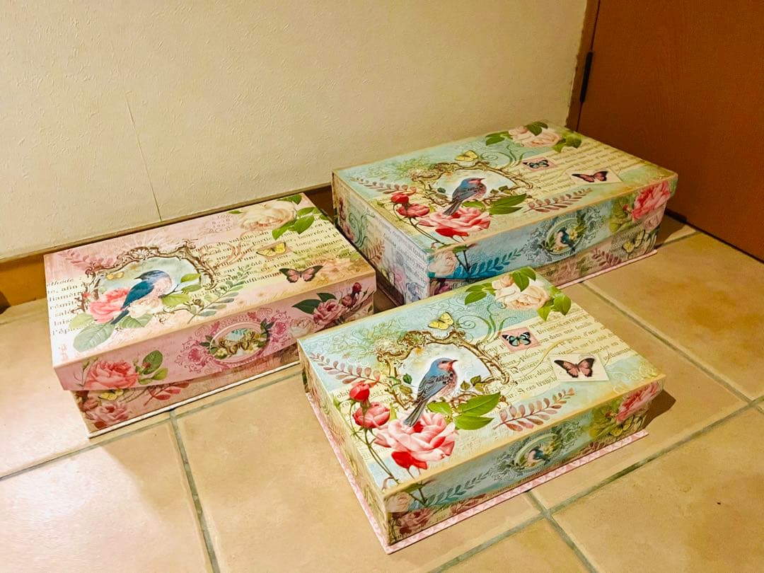 収納ボックス 花鳥