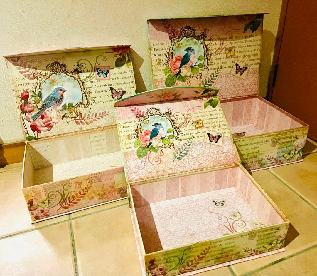 収納ボックス 花鳥