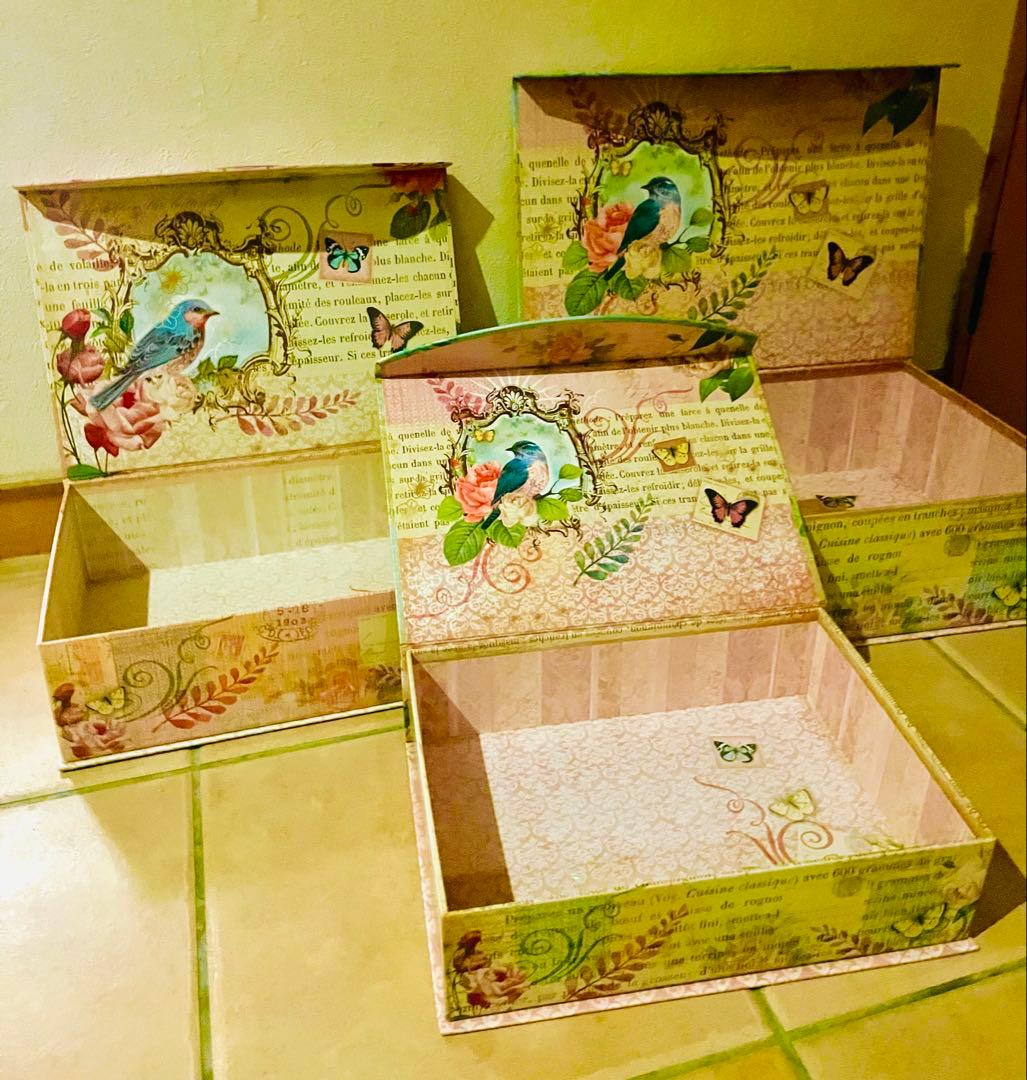 収納ボックス 花鳥