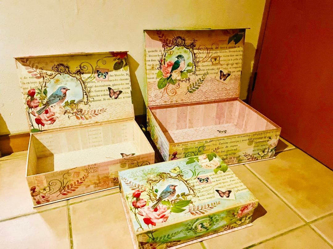 収納ボックス 花鳥