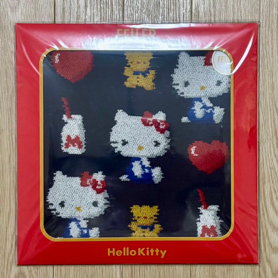 サンリオ ハローキティ FEILER フェイラー シュニール織 ハンカチ