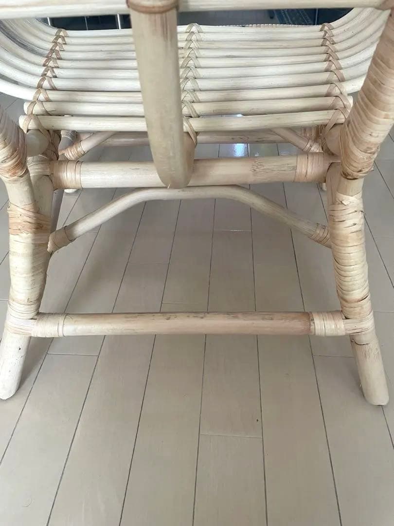 廃盤入手困難品IKEA ラタンチェア　ブクスボー　BUSKBO パーソナルチェア